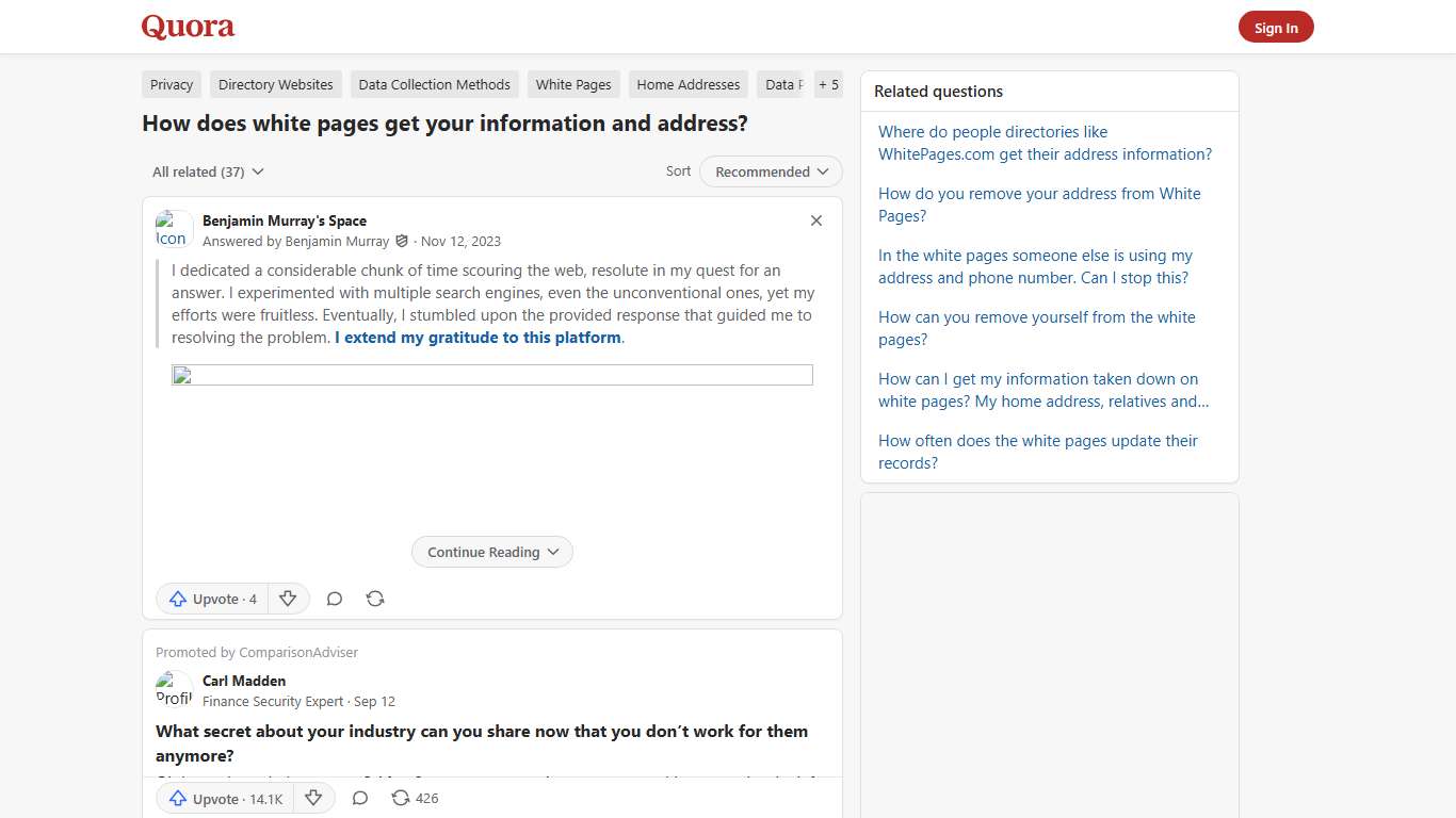 How does white pages get your information and address? - Quora